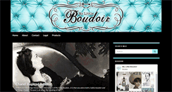 Desktop Screenshot of mylittleboudoir.com